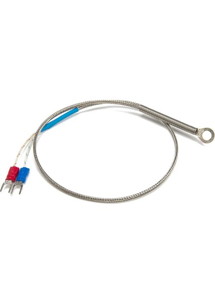 K 8mm Delik FTARR01 K E Tipi 0.5m Metal Ekranlama Kablosu 5mm 6mm 8mm 10MM 14MM Çaplı Delik Halka Başlı Termokupl Sıcaklık Sensörü (Yurt Dışından)