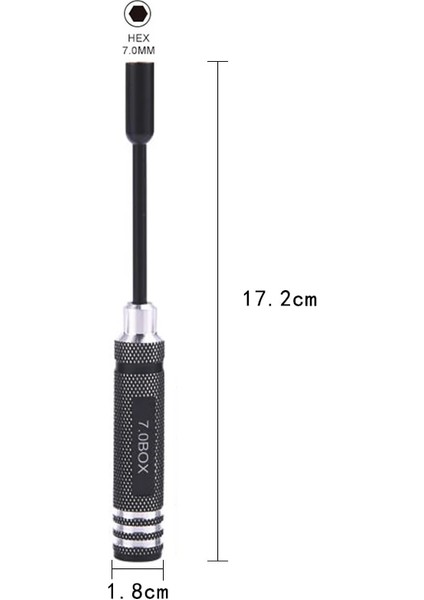 8.0 mm Yeni 4 Adet/takım Metal Altıgen Somun Anahtarı Soket Tornavida 4.0/5.5/7/8mm Rc Model Araba Için SCX10 Trx4 Oyuncaklar Gemiler ve Uçaklar (Yurt Dışından) modelleri