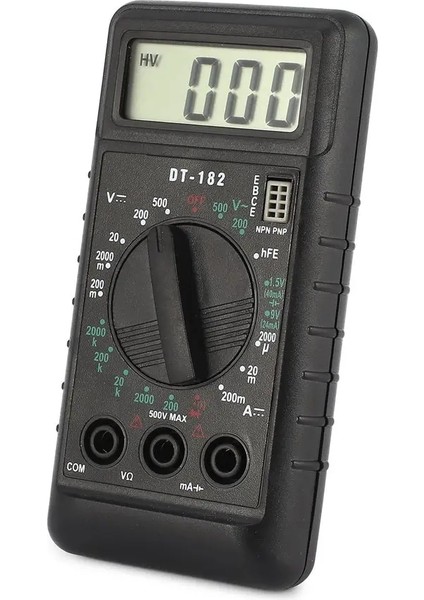 DT-182 Dijital Mini Multimetre Dc/ac Gerilim Akım Ölçer El Cep Voltmetre Ampermetre Diyot Triode Tester Multitester (Yurt Dışından) fiyatları