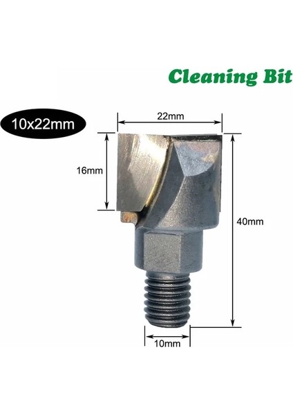 10X22MM 1 Adet 10MM Vida Konu Cnc Temizleme Alt Yönlendirici Bit Kilit Freze Kesicisi Ahşap Ağaç Işleme Bit (Yurt Dışından)