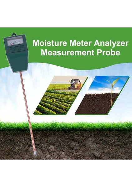 5X27 cm 3 In 1 Toprak Ph Ölçer Güneş Işığı Ph Test Cihazı Bahçe Çiçekleri Toprak Nem Sensörü Ölçer Bitkiler Asitlik Nem Ph Monitör Dedektörü (Yurt Dışından)
