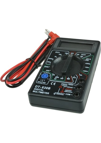 DT830B Multimetre A830L LCD Dijital Multimetre Taşınabilir Dc Ac Gerilim Akım Ölçer Diyot Transistör Test Probu Voltmetre Ampermetre Ohmmetre Test Cihazı (Yurt Dışından)