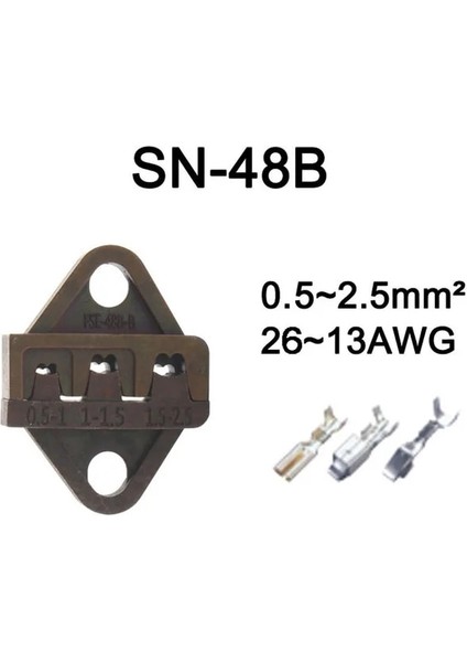 SN-48B Sıkma Pensesi Çenesi (Çene Genişliği 6 Mm/pense 190 Mm) Tab 2.8 4.8 6.3/c3 Xh2.54 3.96 2510 Için Fiş Yayı SN-48B SN-28B Sn-2 (Yurt Dışından)