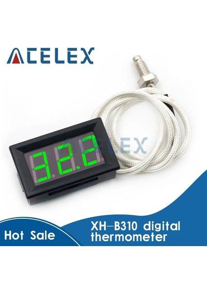 Yeşil Ekran XH-B310 Dijital Ekran Yüksek Sıcaklık Termometresi K Tipi Termokupl Endüstriyel Dijital Termometre -30~800 Derece (Yurt Dışından) fiyatları