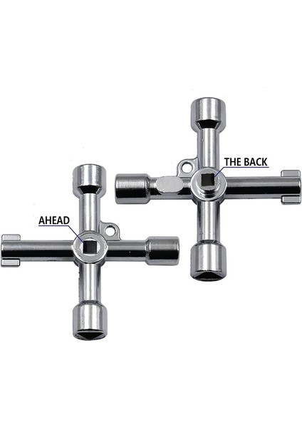 3number Çok Fonksiyonlu 4 Yollu Evrensel Üçgen Anahtarı Anahtar Tesisatçı Tuşları Üçgen Gaz Elektrik Sayacı Dolapları Sızıntı Radyatörleri (Yurt Dışından) indirimleri