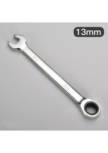13MM Cırcır Kombinasyonu Metrik Anahtar Diş Dişli Halkası Tork ve Soket Anahtarı Onarım Için Somun Araçları Bir Anahtar Seti (Yurt Dışından)