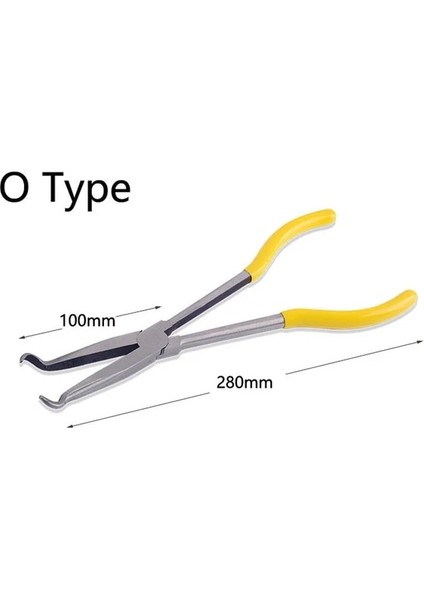 Style-01 Yüksek Karbonlu Çelik Uzun Kargaburun Düz Bükülmüş Uçlu Mekanik Ekipman El Aletleri (Yurt Dışından)