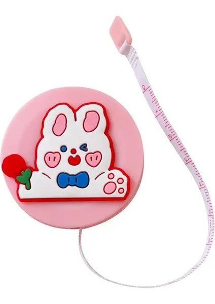 C Yenı 1.5 M Karikatür Mini Mezura Taşınabilir Geri Çekilebilir Cetvel Dikiş Esnek Ölçüm Cetvel Bel Büstü Ölçme (Yurt Dışından)