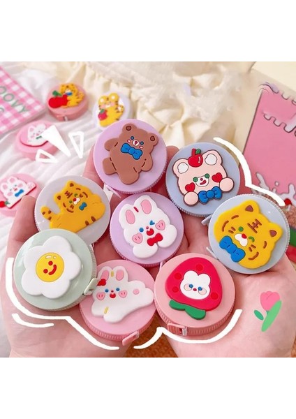 C Yenı 1.5 M Karikatür Mini Mezura Taşınabilir Geri Çekilebilir Cetvel Dikiş Esnek Ölçüm Cetvel Bel Büstü Ölçme (Yurt Dışından) fırsatları