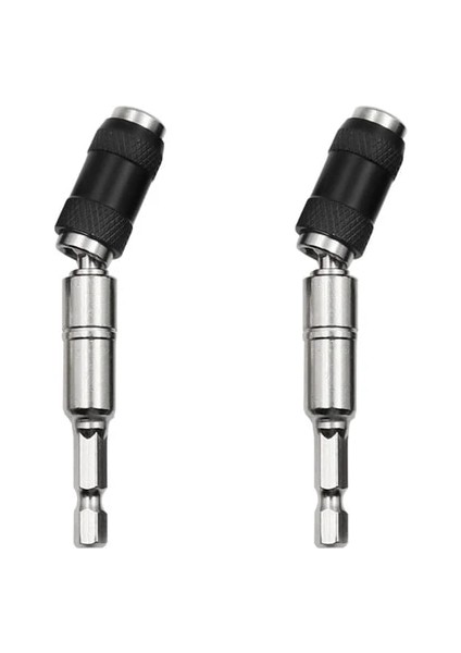 2 Adet E 1/4 "altıgen Manyetik Halka Tornavida Uçları Hızlı Değişim Sürücü Kılavuzu Matkap Uzatma Çubuğu El Aletleri Dar Alanlar Için Matkap Ucu (Yurt Dışından)