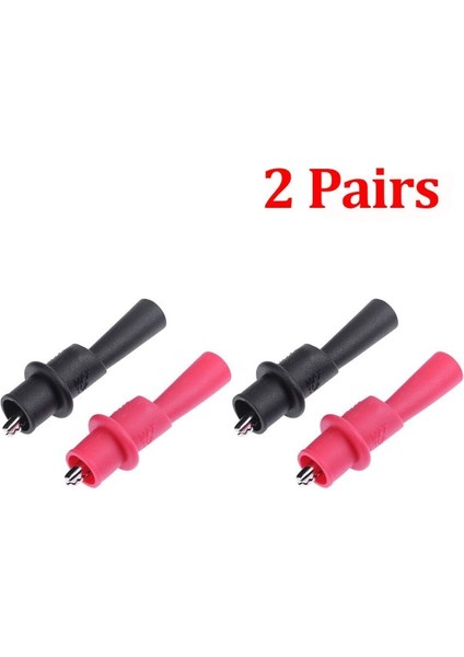 2 Çift 1-10 Çift Timsah Timsah Multimetre Test Kabloları Kelepçeleri Gerilim Test Klipsi Kelepçeleri Probları Multimetre Test Cihazı Metre Probu (Yurt Dışından)