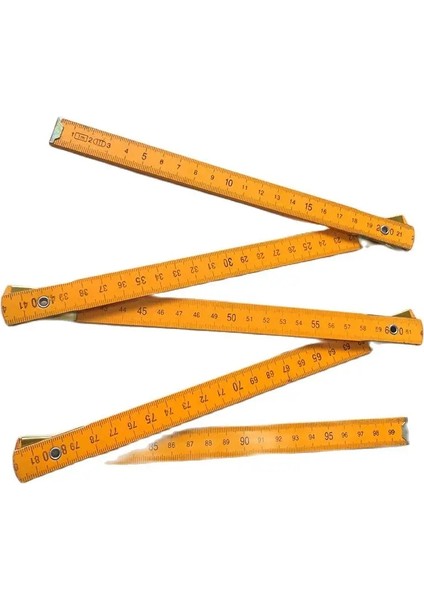 Sarı Katlanır Ahşap Cetveller Ölçme Çubukları 2 Metre Ahşap Katlanabilir Cetvel Kıstas Ölçme Kuralı Ahşap Dıy Zanaat Marangoz (Yurt Dışından) fırsatları