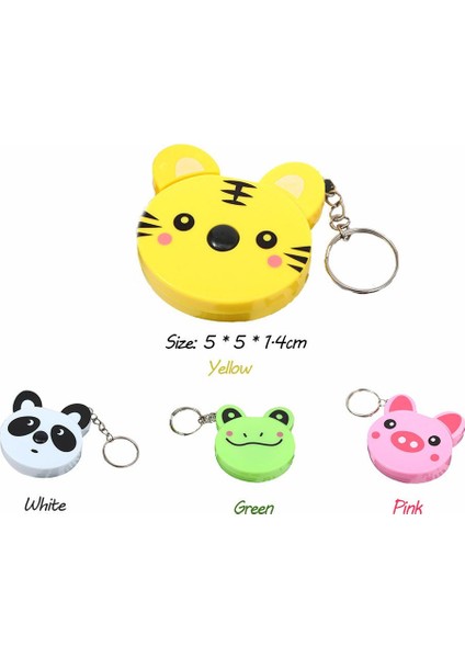 Beyaz Sevimli 1 M Mezura Dikiş Kumaş Için Kullanılan Güzel Karikatür Şekli Ölçme Ölçme Aracı Geri Çekilebilir Ölçüm Cetveli (Yurt Dışından) indirimleri