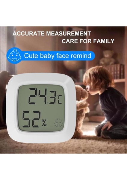 01 Mini Dijital Termometre Higrometre Manyetik LCD Elektronik Sıcaklık Sensörü Iç Mekan Nem Ölçer Ölçer Ev Hava Istasyonu (Yurt Dışından) fırsatları