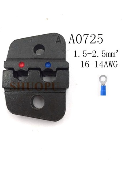 05WF 7.5''die Seti SN-16WF/0325/02/02C/02WF2C/06WF/05WF/02WF/0725 Sıkma Pensesi Makinesi Modülleri Çeneleri (Yurt Dışından)