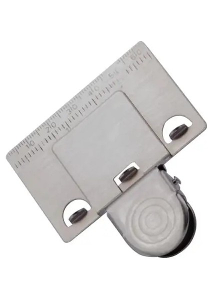 Gümüş 1 Adet Mezura Bulucu Ev Aracı Mezura Bulucu Klip El Taşınabilir Araç Ağaç Işleme Için Uygun Ölçü Hassas Haedware (Yurt Dışından)