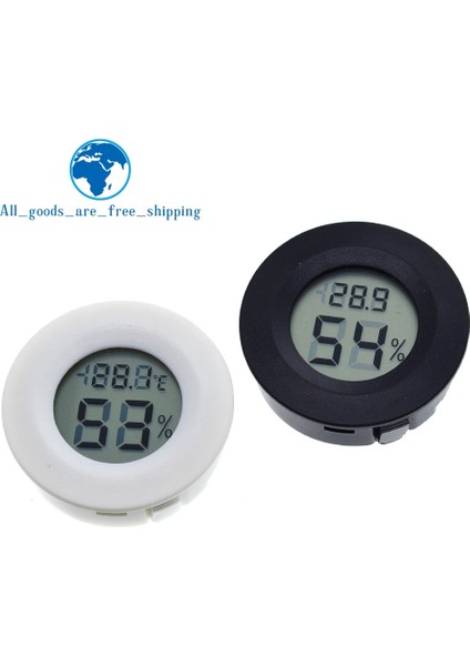 Siyah 2ın1 Dijital Termometre Higrometre Mini LCD Dijital Sıcaklık Nem Ölçer Dedektörü Termograf Kapalı Oda Enstrüman Bırak (Yurt Dışından) fiyatları