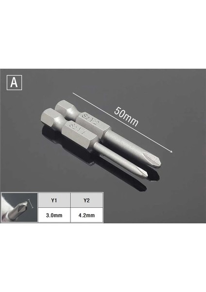 A-2 Adet Tornavida Seti S2 Çelik 1/4 Hex Manyetik Kolu Tornavida Uçları Onarım Dıy El Aletleri U Şekilli/bisiklet/y Tipi/yıldız/üçgen (Yurt Dışından)
