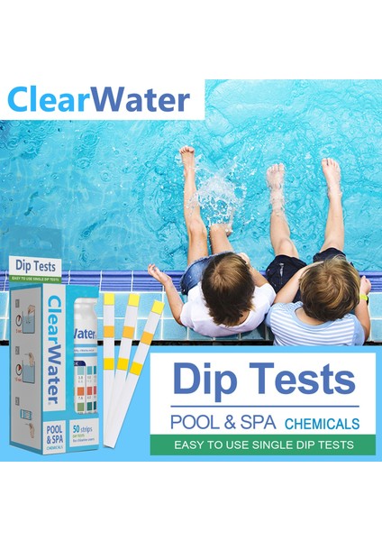 3-In-1 3-In-1 Klor Ph Test Şeritleri Spa Yüzme Havuzu Su Test Cihazı Kağıdı Artık Klor Ph Değeri Alkalinite Sertlik Test Şeridi (Yurt Dışından) modelleri
