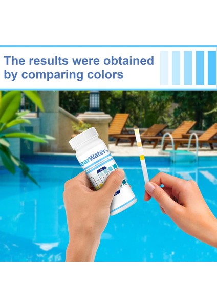 3-In-1 3-In-1 Klor Ph Test Şeritleri Spa Yüzme Havuzu Su Test Cihazı Kağıdı Artık Klor Ph Değeri Alkalinite Sertlik Test Şeridi (Yurt Dışından) fırsatları