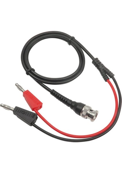 Bnc Q9 Soketli Çift 4mm Istiflenebilir Banana Fiş Test Kabloları Prob Kablosu 120CM (Yurt Dışından)