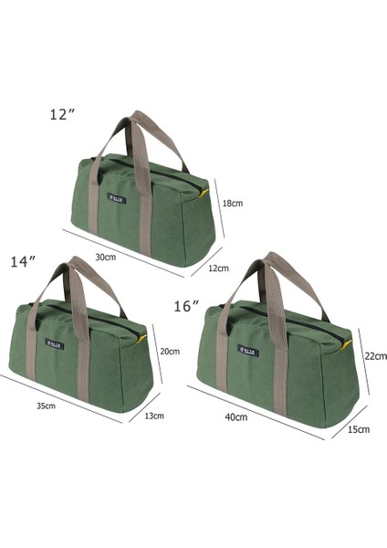 14 Inç Çok Fonksiyonlu Elektrikçi Saklama Çantası Su Geçirmez Evrensel El Alet Çantaları Büyük Kapasiteli Kalınlaşmak Ağaç Işleme Malzemeleri (Yurt Dışından) fırsatları