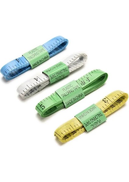 2 Adet Rastgele 1.5 M 1.5 M Vücut Ölçüm Cetveli Dikiş Terzi Mezura Mini Yumuşak Düz Cetvel Santimetre Metre Dikiş Ölçüm Bandı Rastgele Renk (Yurt Dışından)
