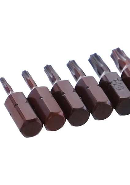 T6-T40 25MM Torx Yıldız Tornavida Uçları Delik Manyetik Tornavida Bit T20 T25 T6-T40 1/4 Inç Hex Shank S2 Çelik Tornavida Seti Araçları (Yurt Dışından) indirimleri
