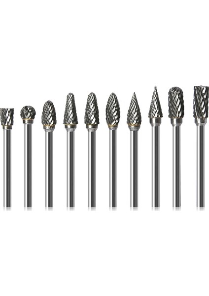 G 1 Adet 3X6MM 1/8 "shank Tungsten Karbür Freze Kesicisi Çapaklar Döner Aracı Matkap Kalıp Elektrikli Taşlama Oyma Bit Çift Kesici (Yurt Dışından) modelleri