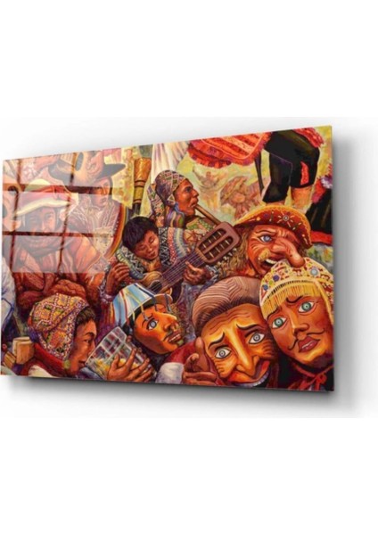 - Silüetler Cam Tablo