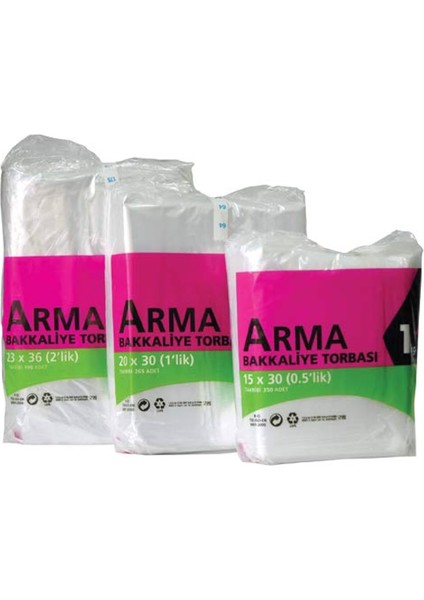 Asya 34 Ambalaj Bakkaliye Torbası Beşlik Şeffaf Torba Orjinal Plastik 15X30CM 1kg