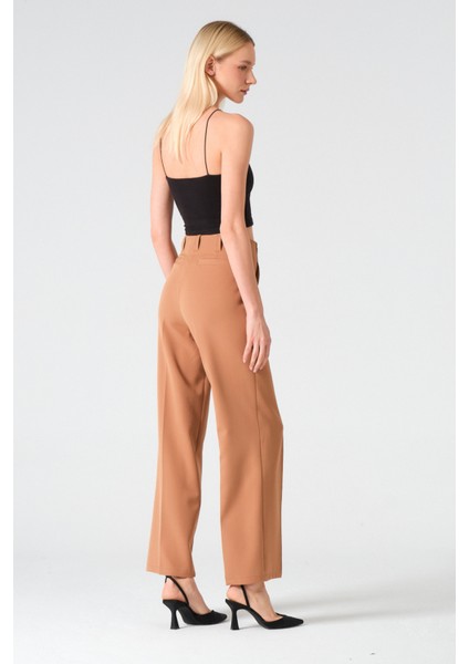 Çımalı Pantolon Kahve 1002