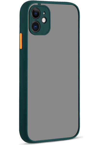 Apple iPhone 12 Mini Uyumlu Hux Kapak-Koyu YEŞIL-8682314055826-TA49509-TDOM