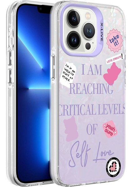 Apple iPhone 13 Pro Max Uyumlu Mermer Desenli Marbello KAPAK-MOR-8680436705285-TA90925-TDOM