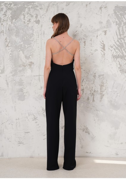 Sırt Dekolteli Siyah Abiye Elbise modelleri