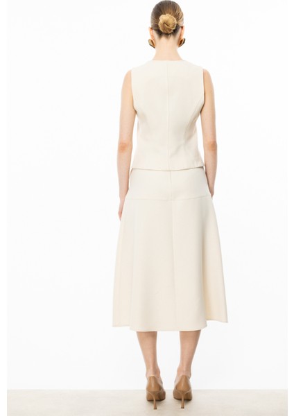 54204 Onteks Midi Boy Parçalı Çan Etek indirimleri