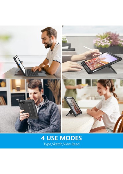 Nillkin Apple iPadair 5./4.nesil Klavyekılıfı Çıkarılabilirdestek Standı Apple iPadpro 11INÇ 1./2./3.nesilklavye