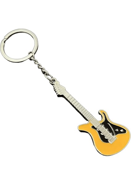 Yaratıcı Mini Müzik Aletleri Gitar Anahtarlık Çok Renkli Rhinestone Anahtarlık Kadın Erkek Araba Çanta Telefon Kılıfı Sarkık Hediye Renk:e (Yurt Dışından)