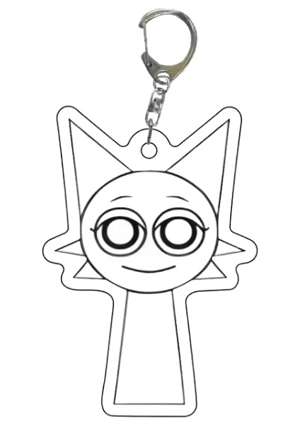 Akrilik Sprunki Anahtarlık Aksesuarlar Için Sprunki Oren Raddy Gri Brud Vineria Kolye Anahtarlık Anahtarlık Takı Hayranları Hediyeler (Yurt Dışından)