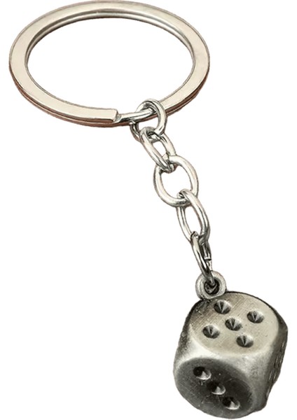 Yeni Beş Renkli Zar Anahtarlık Alaşım Kişilik Zar Modeli Anahtarlık Erkekler Için Şanslı Araba Anahtarlık Serin Hediye (Yurt Dışından)