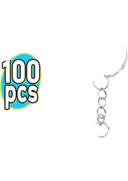 50/100 Adet Paslanmaz Çelik Metal Boş Anahtarlık Anahtarlık Bölünmüş Yüzükler Dıy Keyfob Anahtarlar Halka Istakoz Toka Anahtar Kolye Zincirleri Tokalar (Yurt Dışından)
