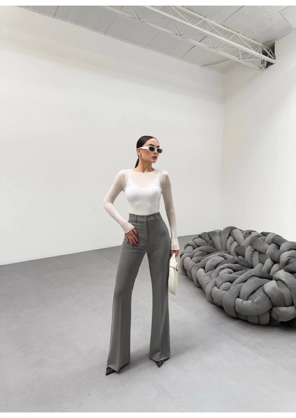 230 gr Poly Viscose Full Lycra Ispanyol Paça Pantolon modelleri