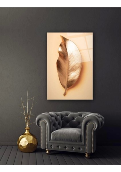 - Gold Yapraklar Cam Tablo modelleri