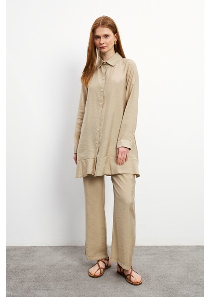 Cupra Tunik Pantolon Takım - Bej fiyatları