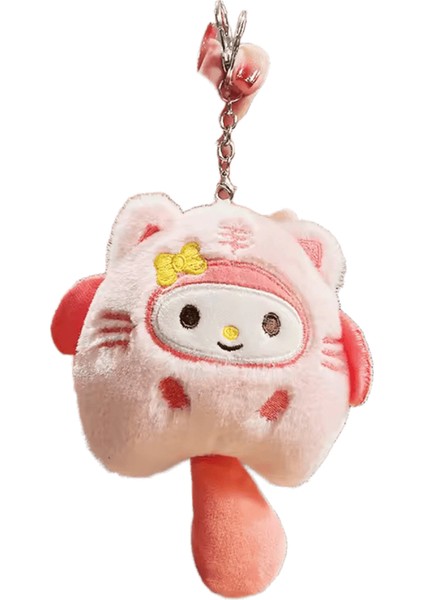 Sanrio Peluş Bebek Anahtarlık Melodi Cinnamoroll Pochacco Sevimli Anahtarlık Çanta Kolye Hediye Çocuk Oyuncakları Sırt Çantası Dekorasyon Kız Hediyeleri (Yurt Dışından)