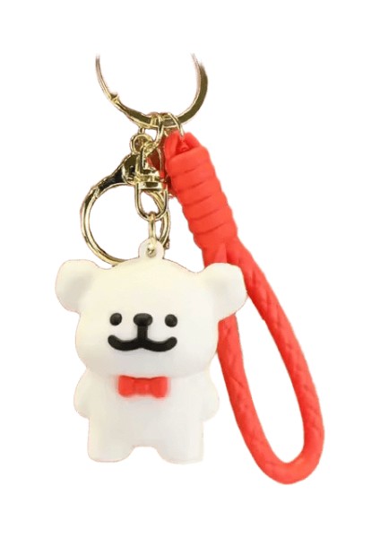 Mınıso Sevimli Yeni Ürün Köpek Anahtarlık Kadın Sırt Çantası Kolye Karikatür Bebek Çift Araba Anahtarlık Kolye Çocuk Oyuncak Parti Hediye (Yurt Dışından)