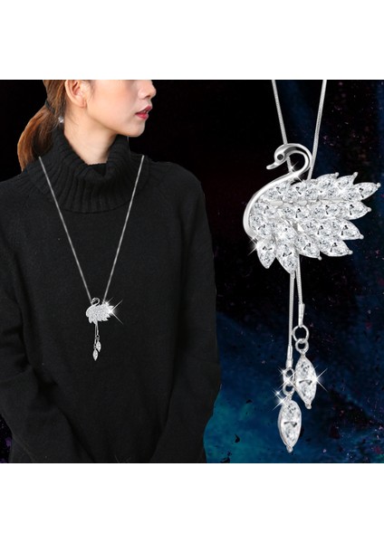 Minimalist Tasarım Kazak Kolye Kadın Haute Couture Giyim Aksesuarları Kolye (Yurt Dışından)