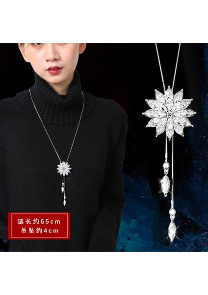 Minimalist Tasarım Kazak Kolye Kadın Haute Couture Giyim Aksesuarları Kolye (Yurt Dışından)