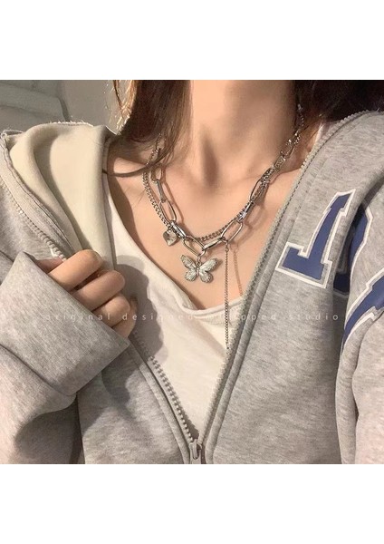 Minimalist Tasarım Kazak Kolye Kadın Haute Couture Giyim Aksesuarları Kolye (Yurt Dışından)