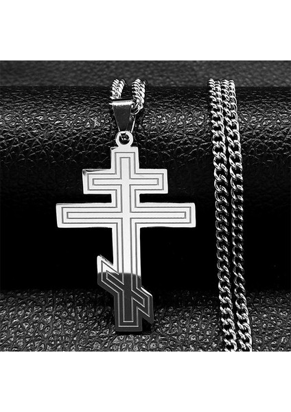 Erkekler ve Kadınlar Için Paslanmaz Çelik Zincir Kolye (Yurt Dışından)